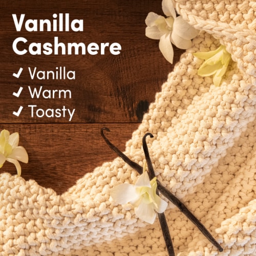 Downy Cozy Collection Liquid Fabric Softener Vanilla Cashmere Scent Perspective: left
