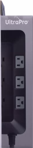 GE UltraPro™ 9-Outlet Surge Protector - Black Perspective: left