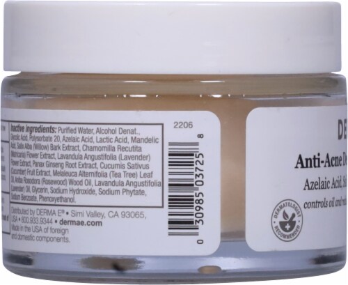 Derma-E Anti-Acne Deep Cleansing Pads Perspective: left