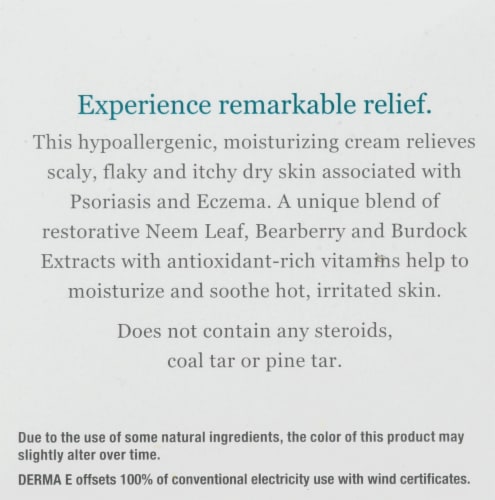 Derma-E Eczema Relief Cream Perspective: left