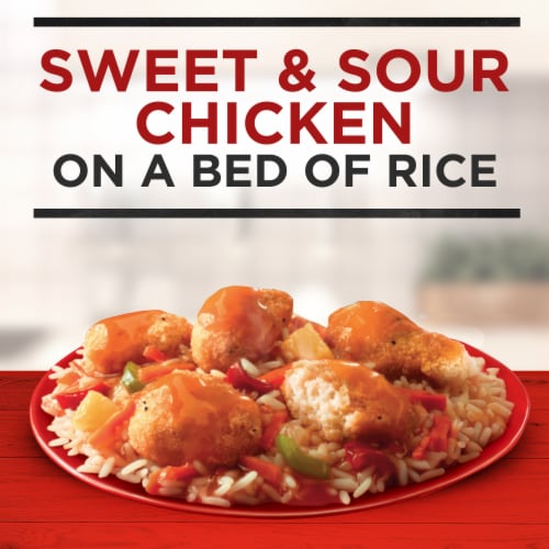 Banquet Sweet And Sour Chicken Frozen Meal Perspective: left
