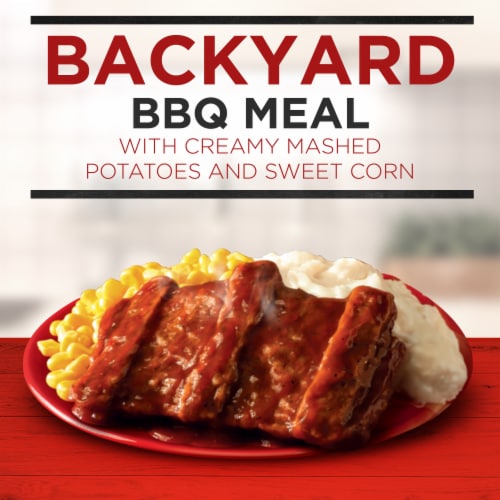Banquet Backyard Bbq Frozen Meal Perspective: left