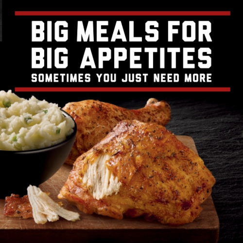 Cowboy Chicken With Homestyle Mashed Potatoes Frozen Meal Perspective: left