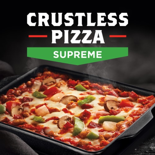 Banquet® MEGA Crustless Supreme Pizza Perspective: left