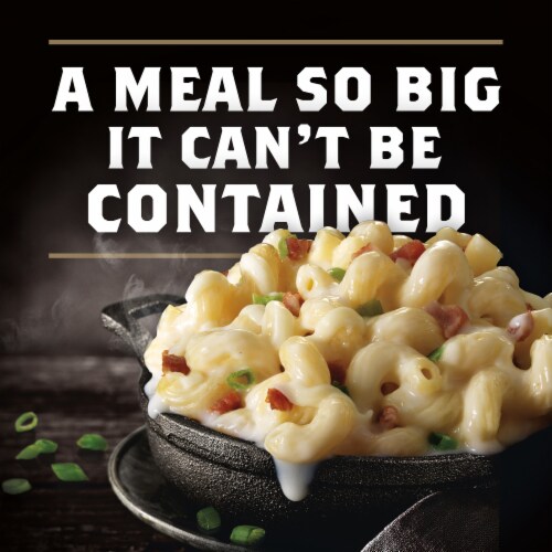 Banquet Mega Bowls Bacon Mac And Cheese Frozen Meal Perspective: left