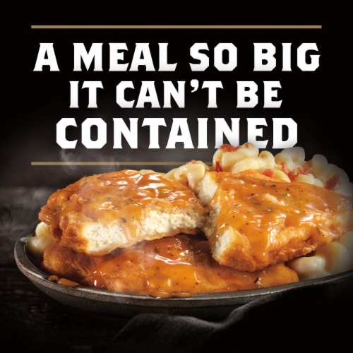 Banquet Mega Meal Country Fried Chicken Frozen Meal Perspective: left