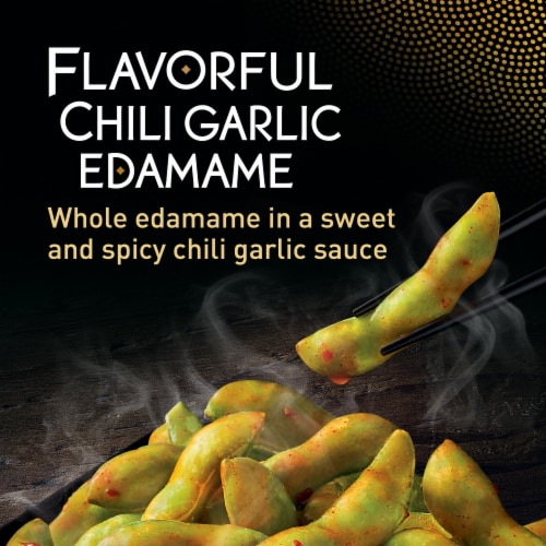 P.F. Chang's Home Menu Chili Garlic Edamame Frozen Sides Perspective: left