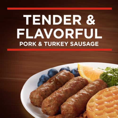 Banquet Brown 'n Serve Vermont Maple Fully Cooked Sausage Links Frozen Meat Perspective: left