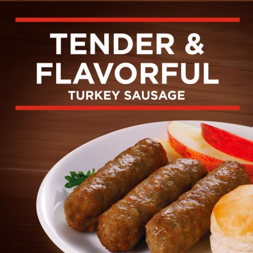 Banquet Brown 'n Serve Turkey Sausage Frozen Meat Perspective: left