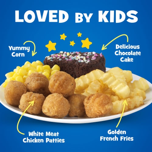 Kid Cuisine Popcorn Chicken Frozen Meal Perspective: left