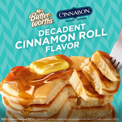 Mrs. Butterworth's Cinnabon Bakery Inspired Flavored Syrup Perspective: left
