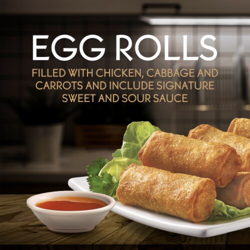 P.F. Chang's Home Menu Chicken Egg Rolls Frozen Appetizers Perspective: left