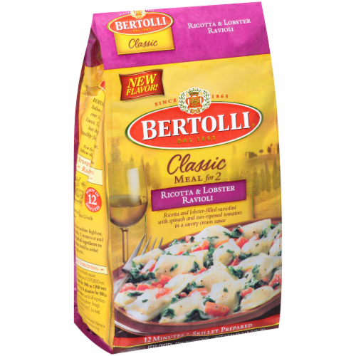 Bertolli Classic Ricotta & Lobster Ravioli Perspective: left