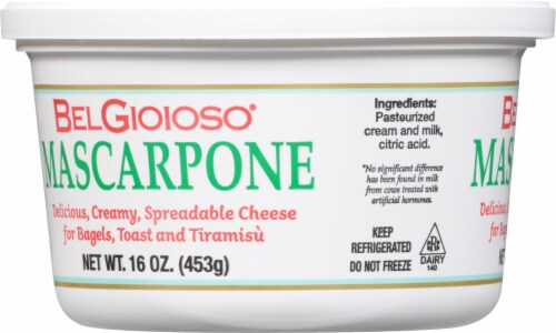 BelGioioso® Mascarpone Cheese Perspective: left