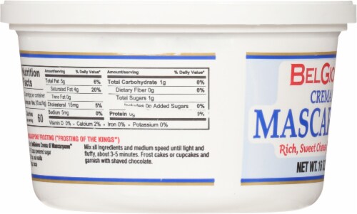 BelGioioso® Crema di Mascarpone™ Cheese Perspective: left