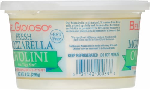 Belgioioso® Fresh Mozzarella Cheese Perspective: left