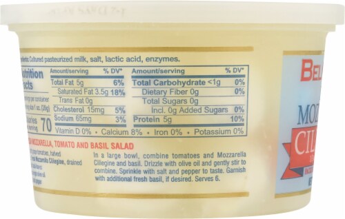 BelGioioso® Fresh Mozzarella Ciliegine Perspective: left