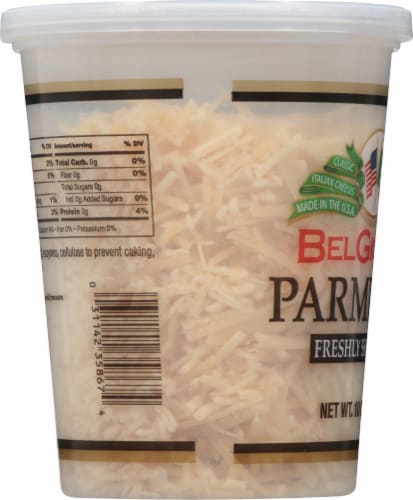 BelGioioso® Freshly Shredded Parmesan Cheese Perspective: left