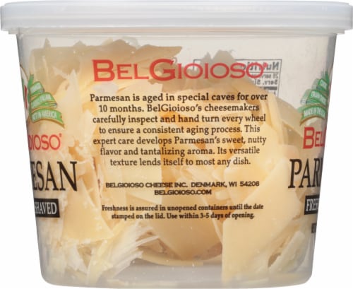 BelGioioso® Freshly Shaved Parmesan Cheese Perspective: left
