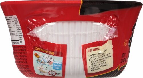 Nongshim® Gourmet Spicy Shin Bowl Noodle Soup Perspective: left
