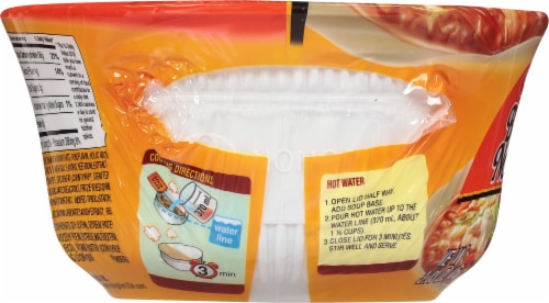 Nongshim® Spicy Chicken Bowl Noodle Soup Perspective: left