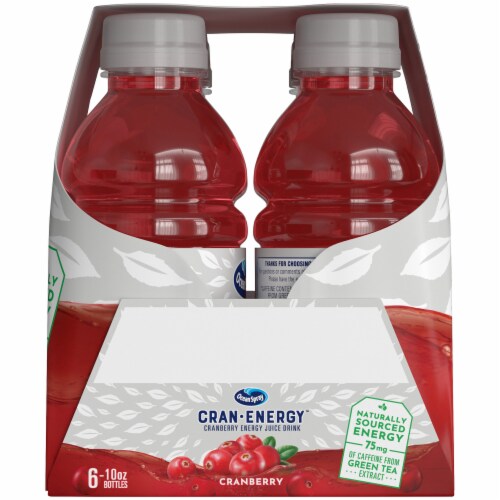 Ocean Spray® Cran-Energy Cranberry Energy Juice Drink Perspective: left
