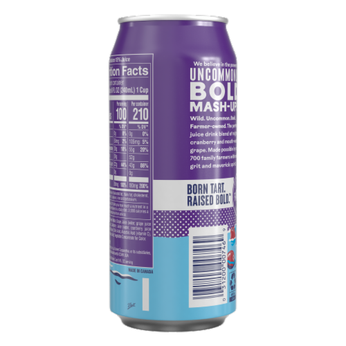 Ocean Spray® Cran x Grape Grape Cranberry Juice Drink Can Perspective: left