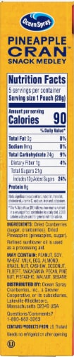 Ocean Spray® Pineapple Cran™ Sweetened Dried Cranberry & Pineapples Snack Medley Perspective: left