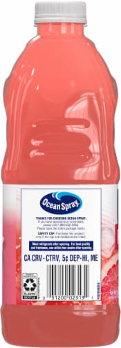 Ocean Spray Diet Ruby Red Grapefruit Juice Drink Perspective: left