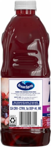 Ocean Spray® Zero Sugar Mixed Berry Juice Perspective: left