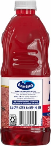 Ocean Spray® Zero Sugar Cranberry Juice Perspective: left