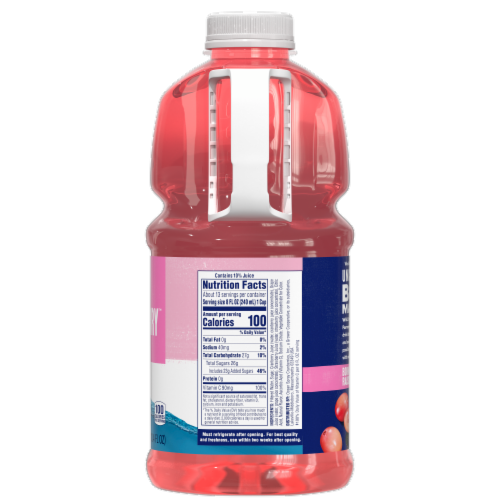 Ocean Spray® White Cran Strawberry Juice Perspective: left