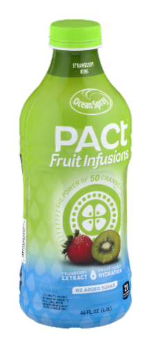 Ocean Spray Pact Fruit Infusions Strawberry Kiwi Juice Perspective: left