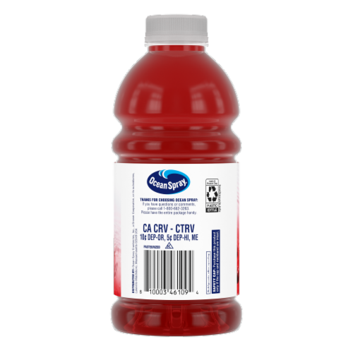 Ocean Spray® Diet Cranberry Juice Drink Perspective: left