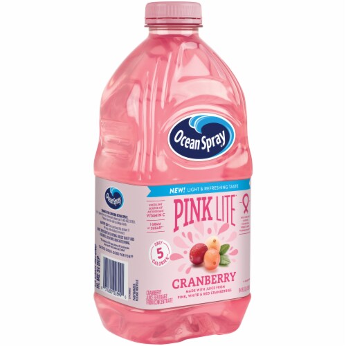 Ocean Spray Pink Lite Cranberry Juice Perspective: left