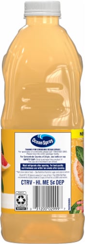 Ocean Spray® No Sugar Added 100% Grapefruit Juice Perspective: left
