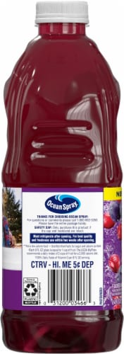 Ocean Spray® Cranberry Concord Grape Juice Perspective: left
