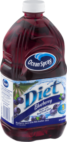 Ocean Spray Diet Blueberry Juice Cocktail Perspective: left
