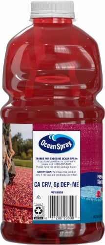 Ocean Spray® Original Cranberry Juice Cocktail Perspective: left