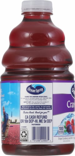 Ocean Spray® Cran-Grape™ Juice Drink Perspective: left