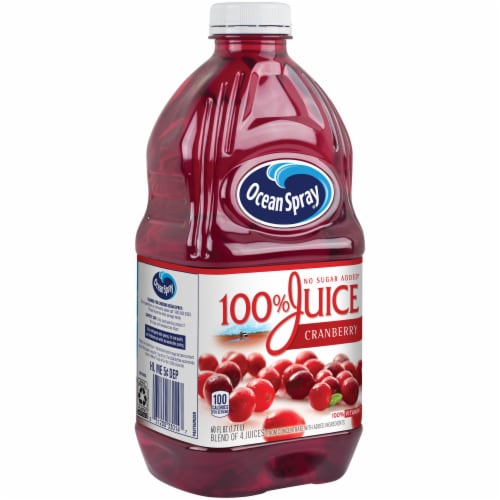 Ocean Spray 100% Cranberry No Sugar Added Juice, 60 fl oz - Smith’s ...