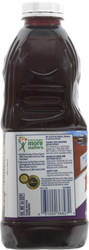 Ocean Spray Cranberry Concord Grape Juice Perspective: left