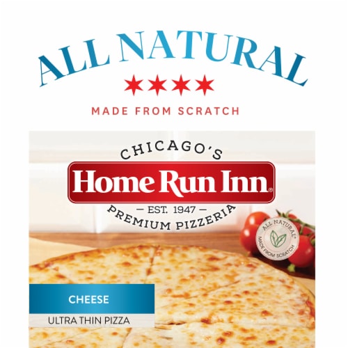 Home Run Inn Cheese Thin Crust Frozen Pizza Perspective: left