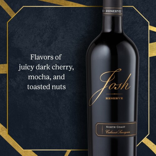 Josh Cellars Reserve Cabernet Sauvignon California Red Wine Perspective: left