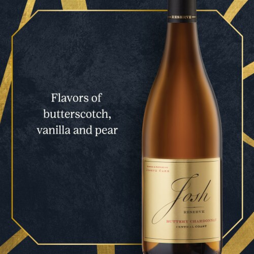 Josh Cellars Buttery Reserve Chardonnay California White Wine Perspective: left