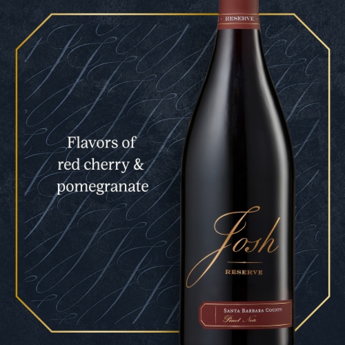 Josh Cellars Reserve Pinot Noir California Red Wine Perspective: left