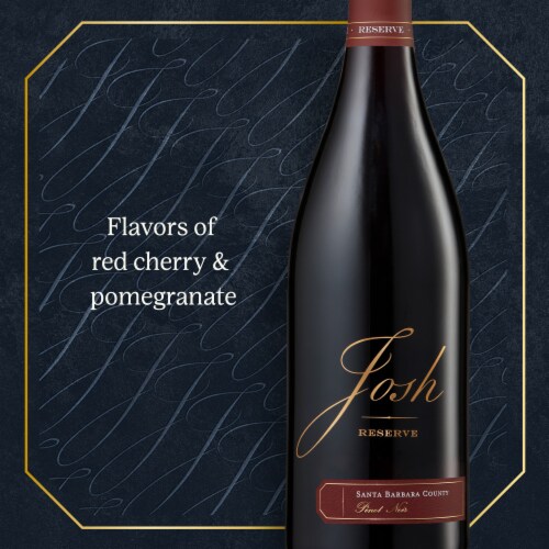 Josh Cellars Reserve Pinot Noir California Red Wine Perspective: left