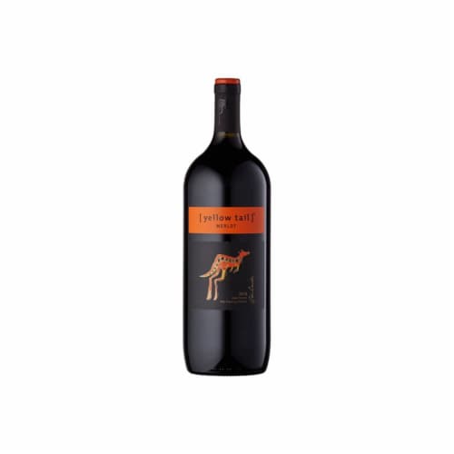 Yellow Tail Merlot South Eastern Australia Red Wine Perspective: left
