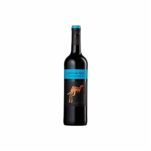 Yellow Tail Bordeaux Cabernet Based Australia Red Wine Perspective: left