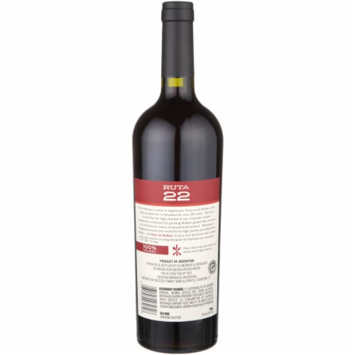 Ruta 22 Malbec Argentina Red Wine Perspective: left